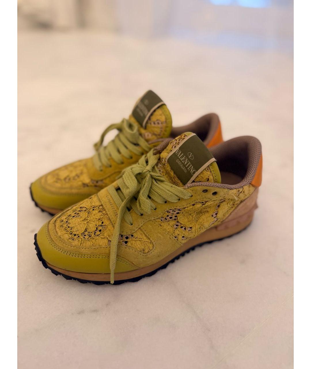 VALENTINO Мульти текстильные кроссовки, фото 5