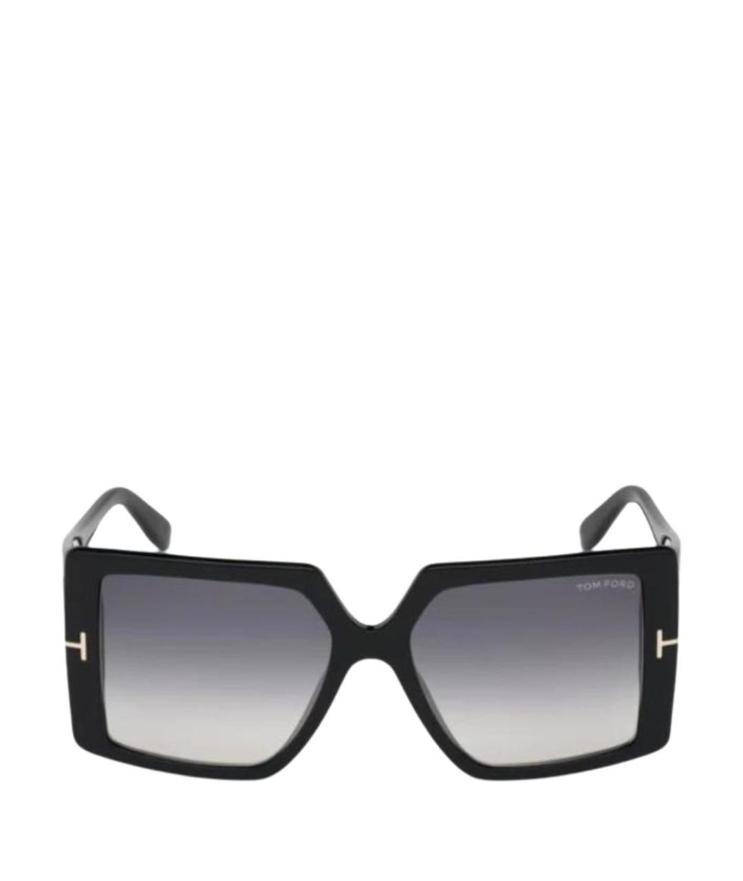 TOM FORD Черные пластиковые солнцезащитные очки, фото 1