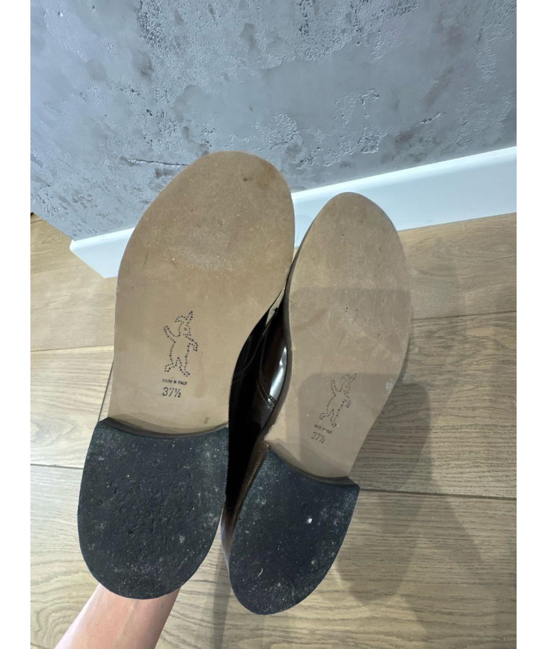 MARNI Коричневые кожаные брогги и оксфорды, фото 5