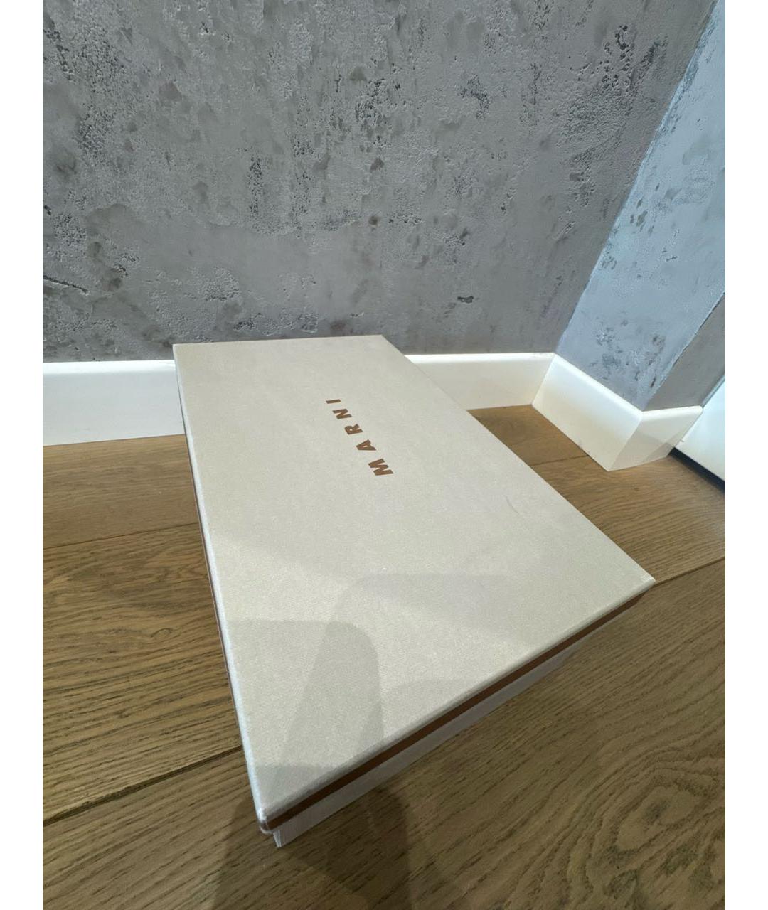 MARNI Коричневые кожаные брогги и оксфорды, фото 7