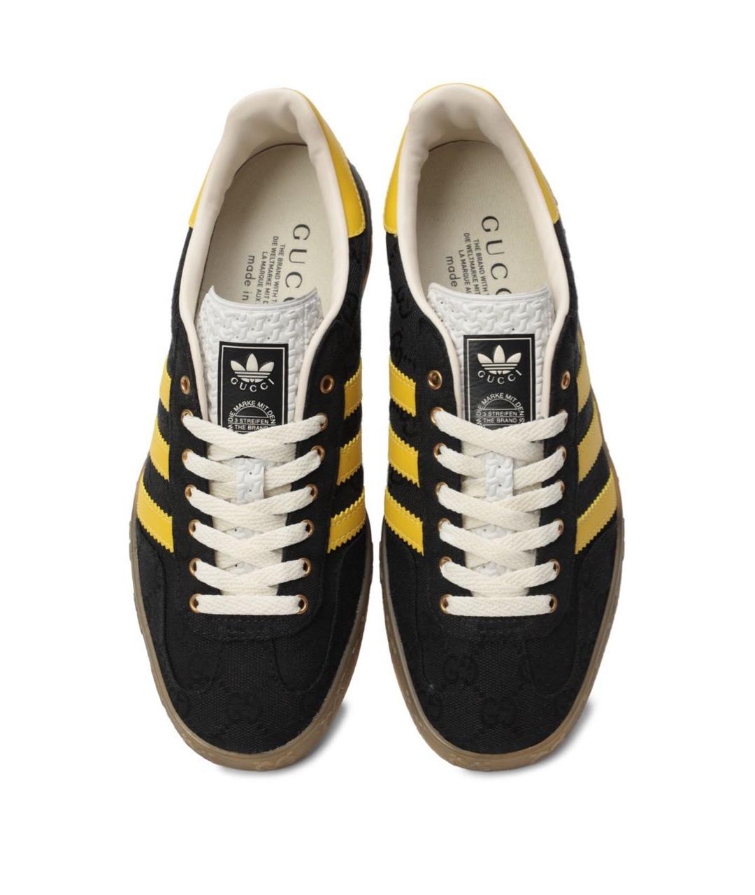 ADIDAS Черные текстильные кеды, фото 2