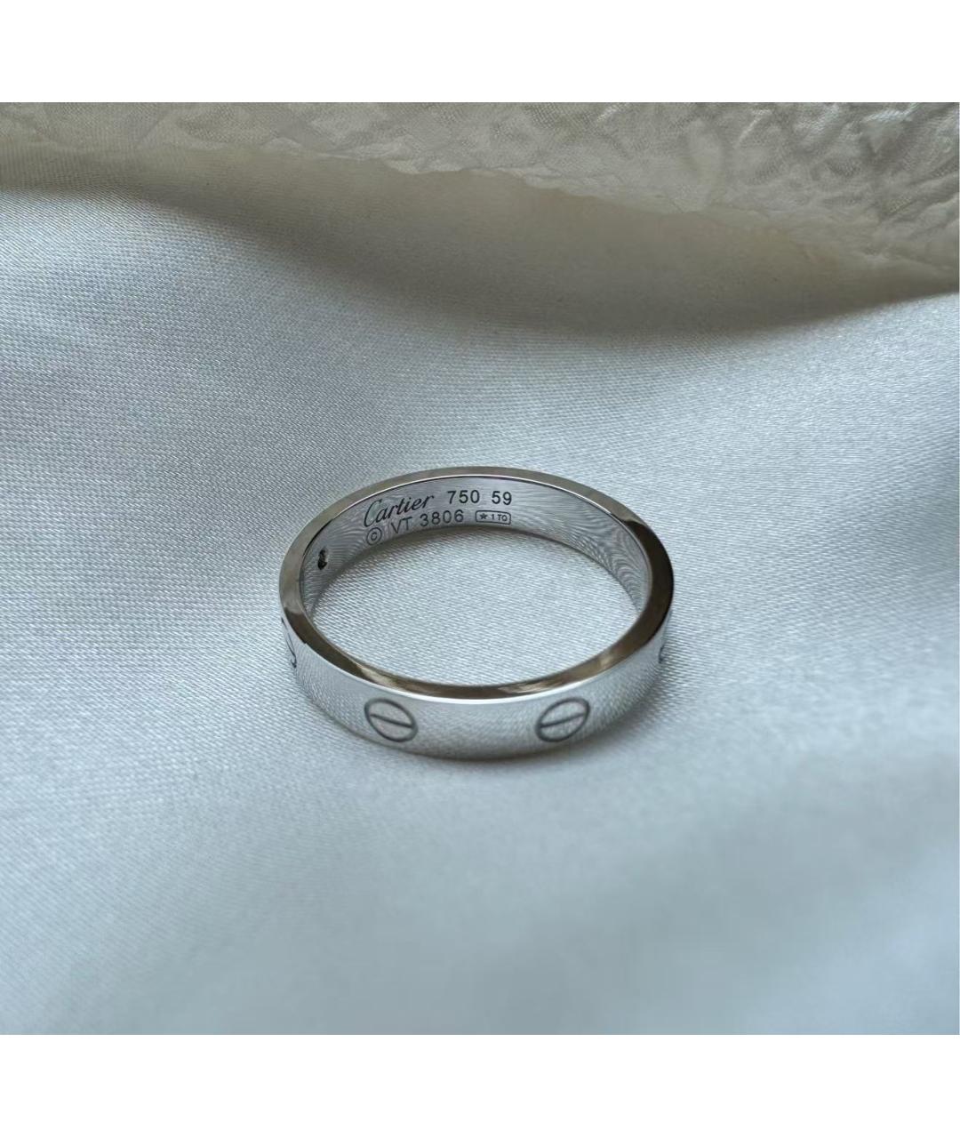 CARTIER Серебряное кольцо из белого золота, фото 3