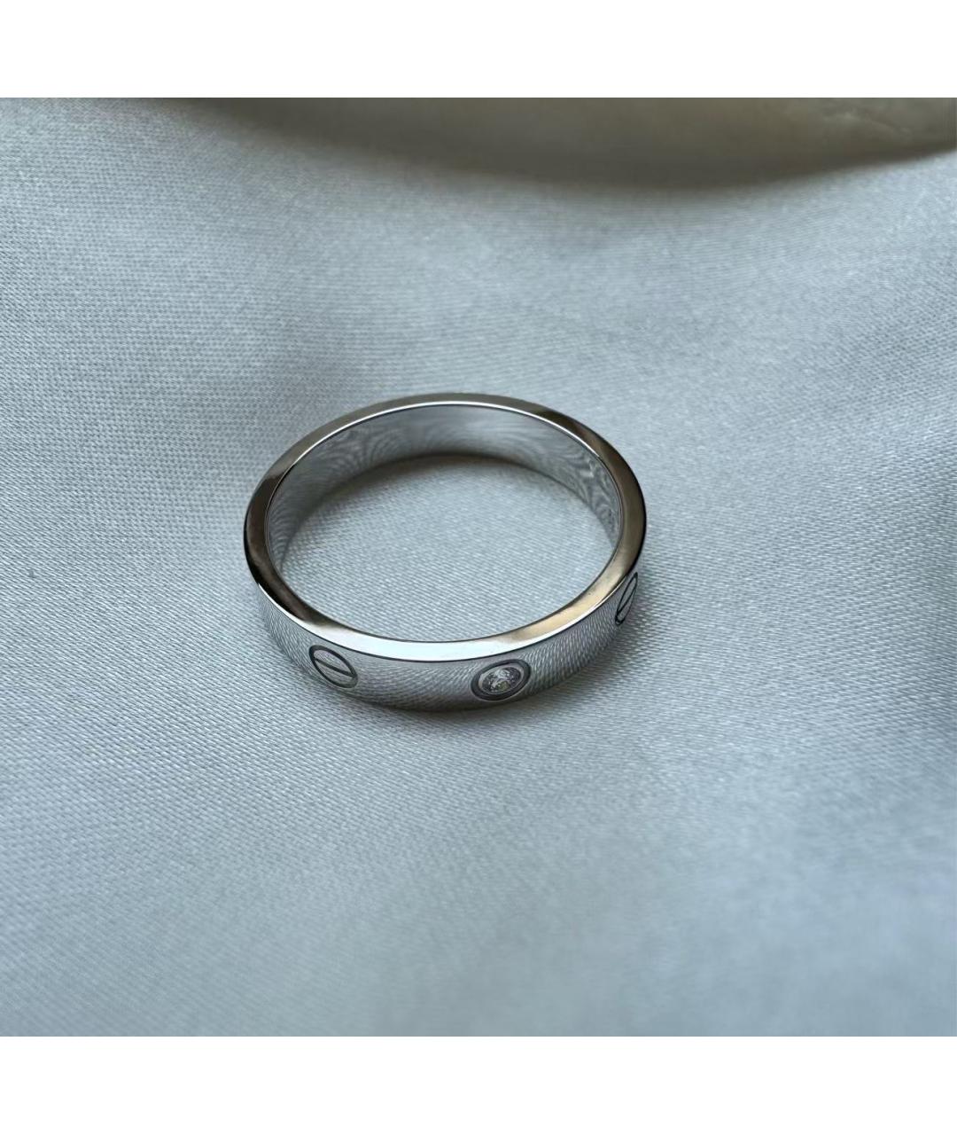 CARTIER Серебряное кольцо из белого золота, фото 2