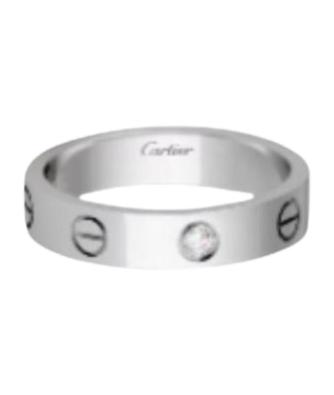 CARTIER Серебряное кольцо из белого золота, фото 1