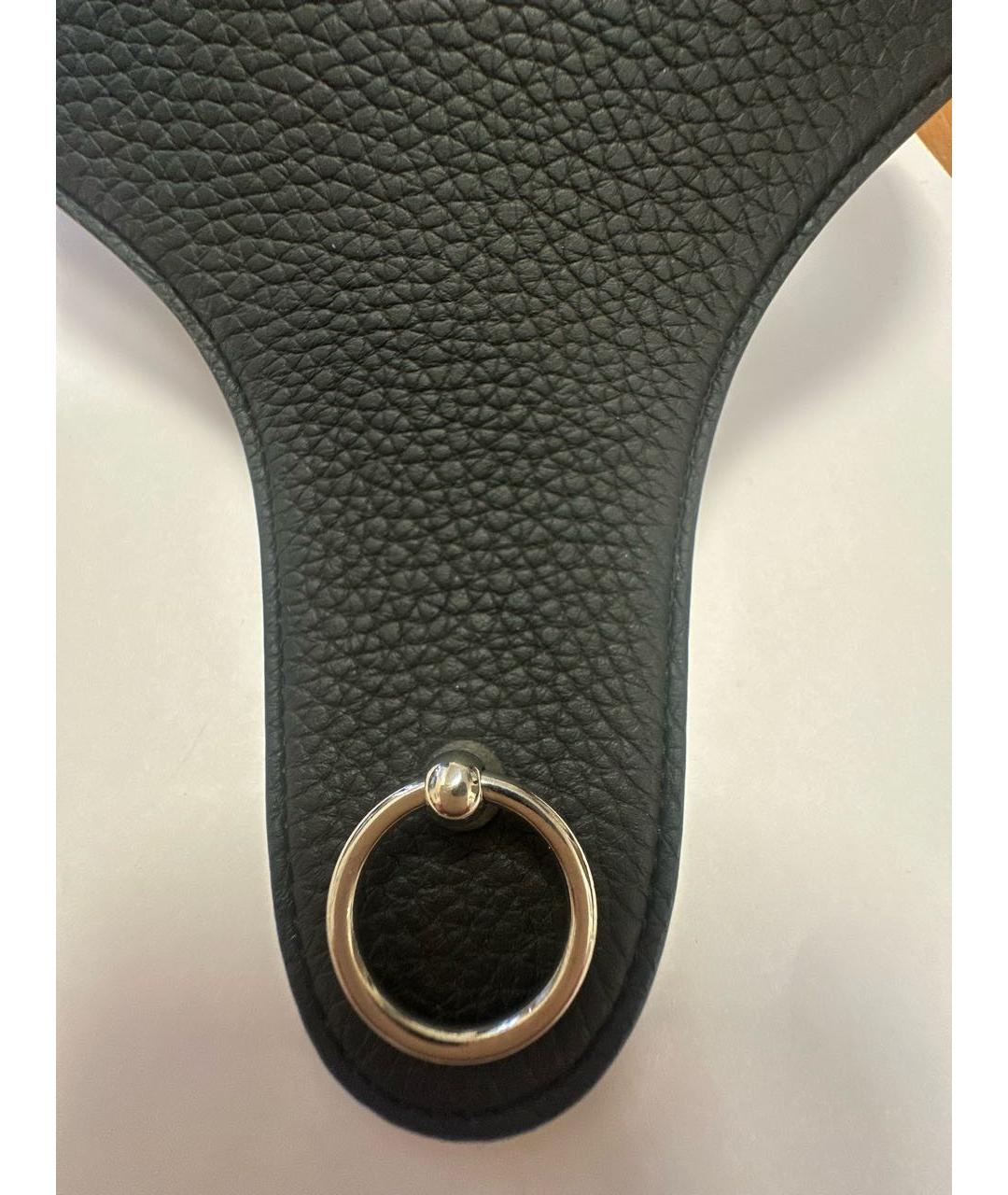 AGNONA Черный кожаный чокер, фото 4