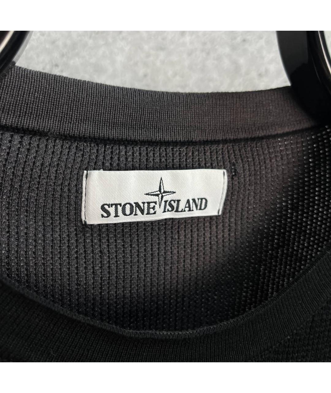 STONE ISLAND Черный джемпер / свитер, фото 3