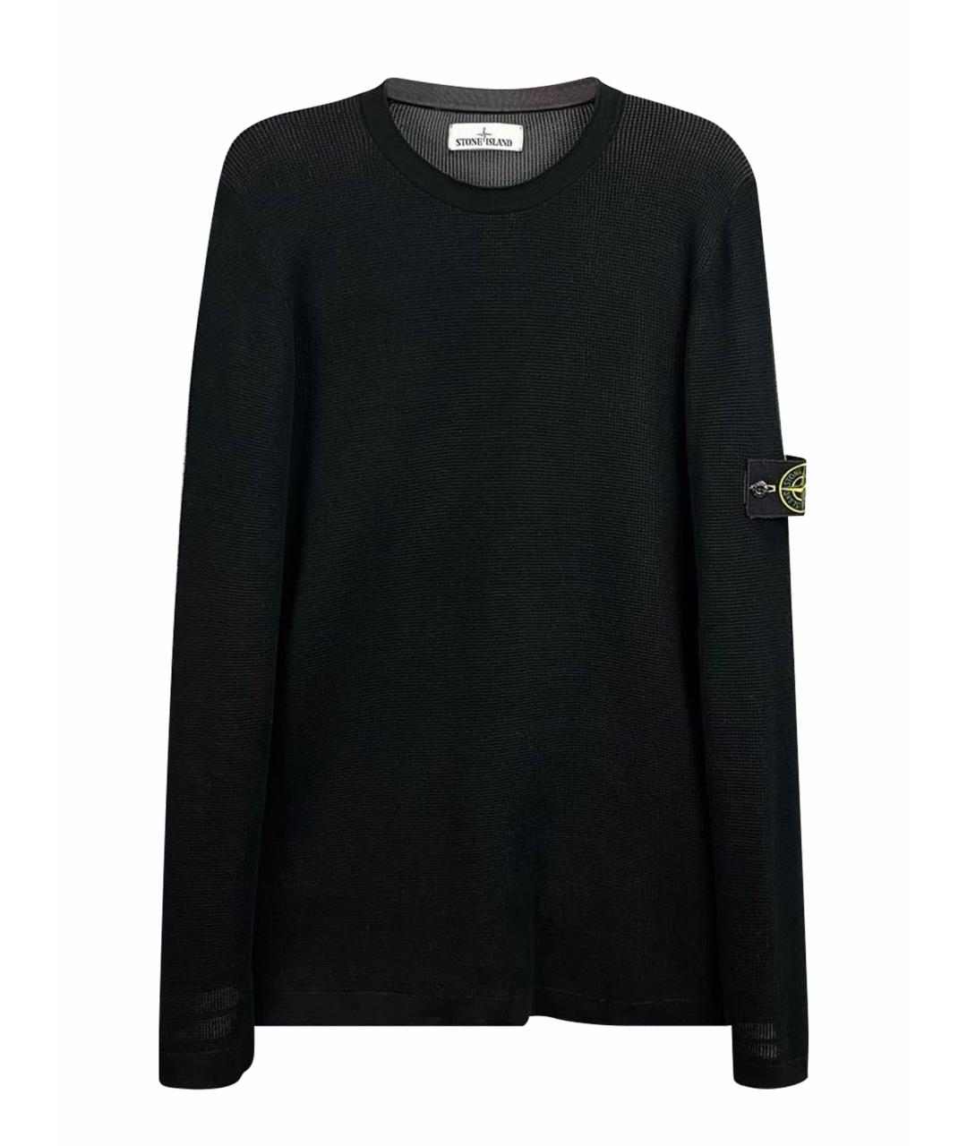 STONE ISLAND Черный джемпер / свитер, фото 1