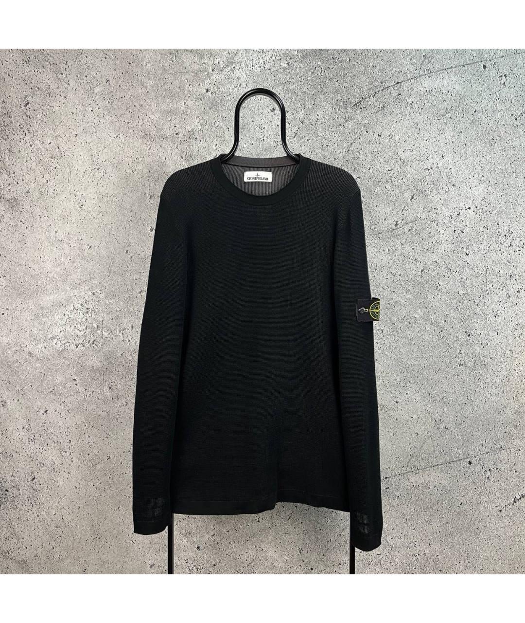 STONE ISLAND Черный джемпер / свитер, фото 6