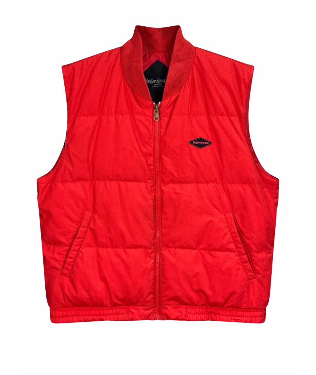 SAINT LAURENT Красный жилет, фото 1