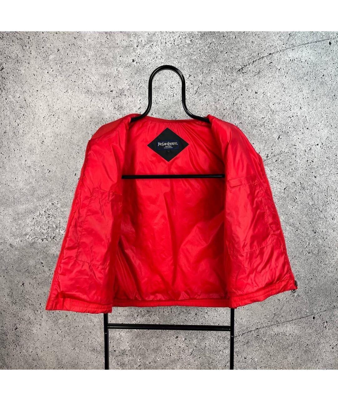 SAINT LAURENT Красный жилет, фото 2