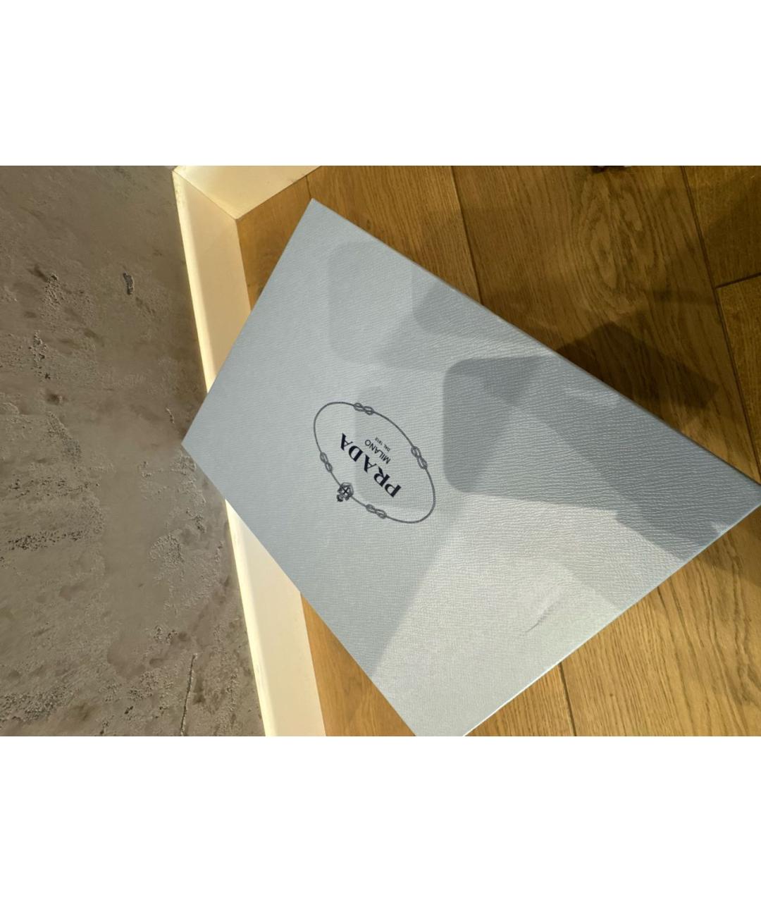 PRADA Коричневые кожаные сандалии, фото 6