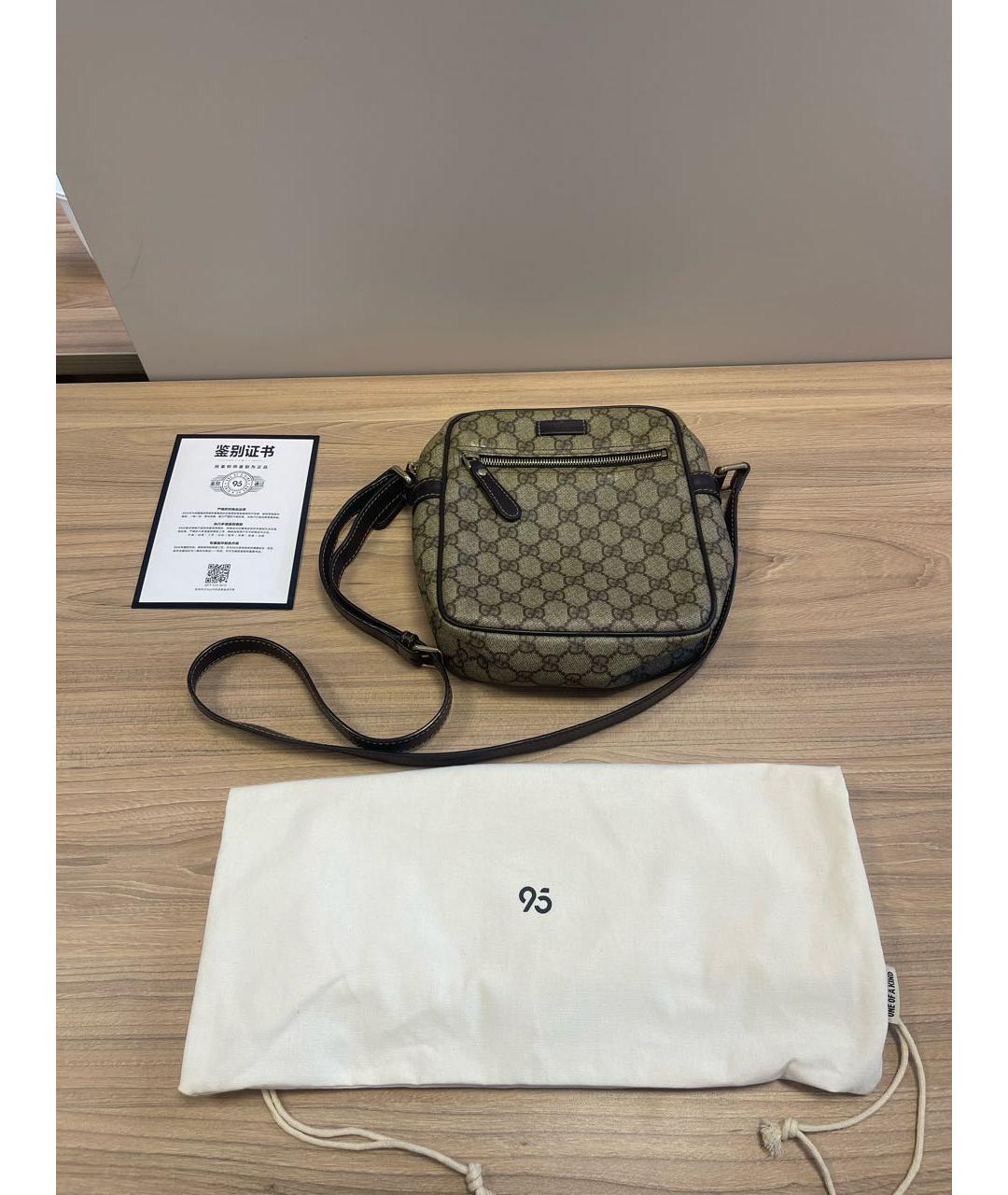 GUCCI Бежевая сумка на плечо, фото 4