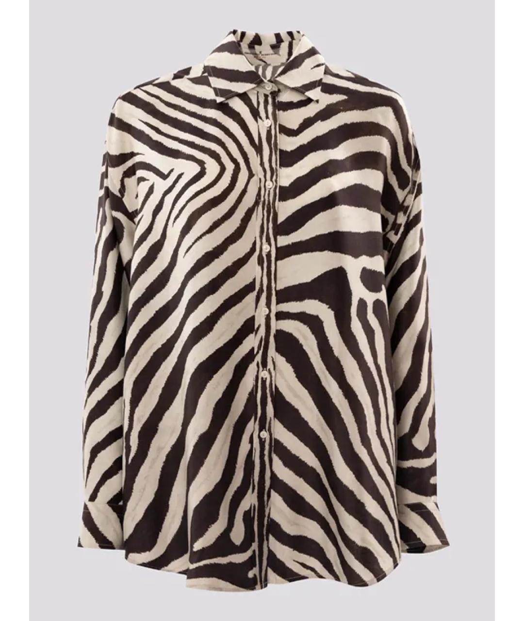 ERMANNO SCERVINO Мульти шелковая рубашка, фото 4