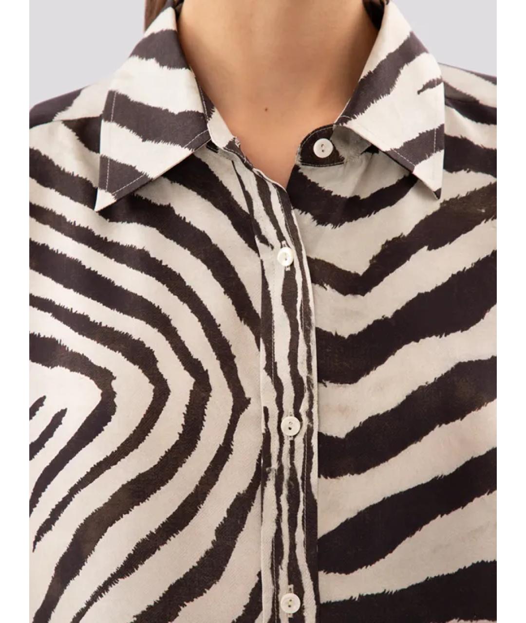 ERMANNO SCERVINO Мульти шелковая рубашка, фото 3