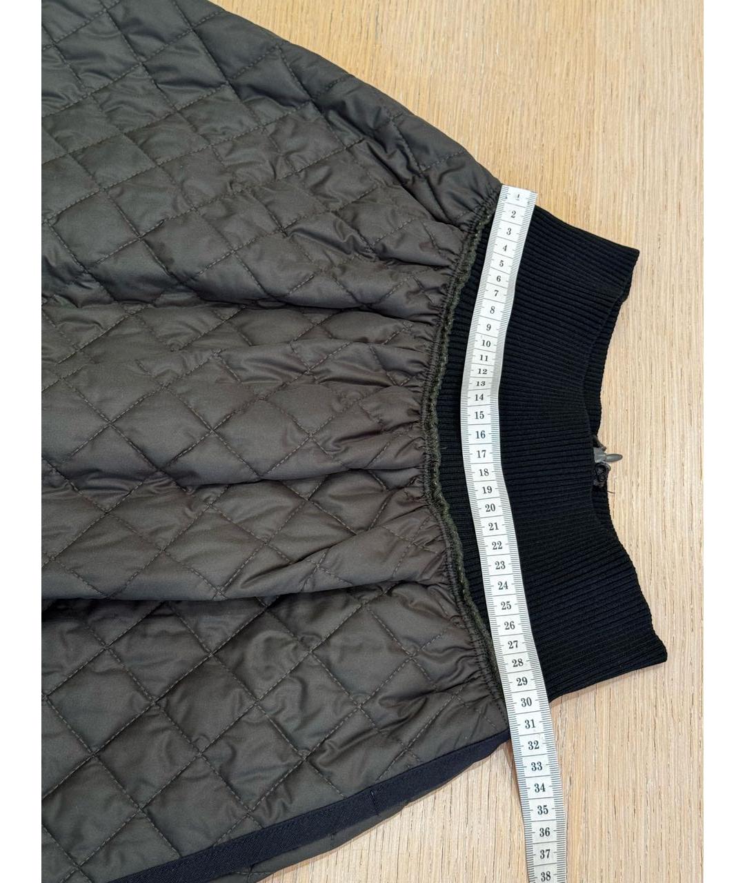 SPORT MAX CODE Хаки полиамидовая юбка миди, фото 5