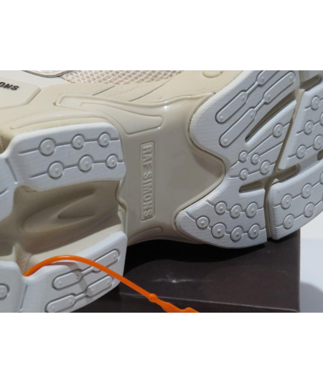 RAF SIMONS Бежевые текстильные низкие кроссовки / кеды, фото 5