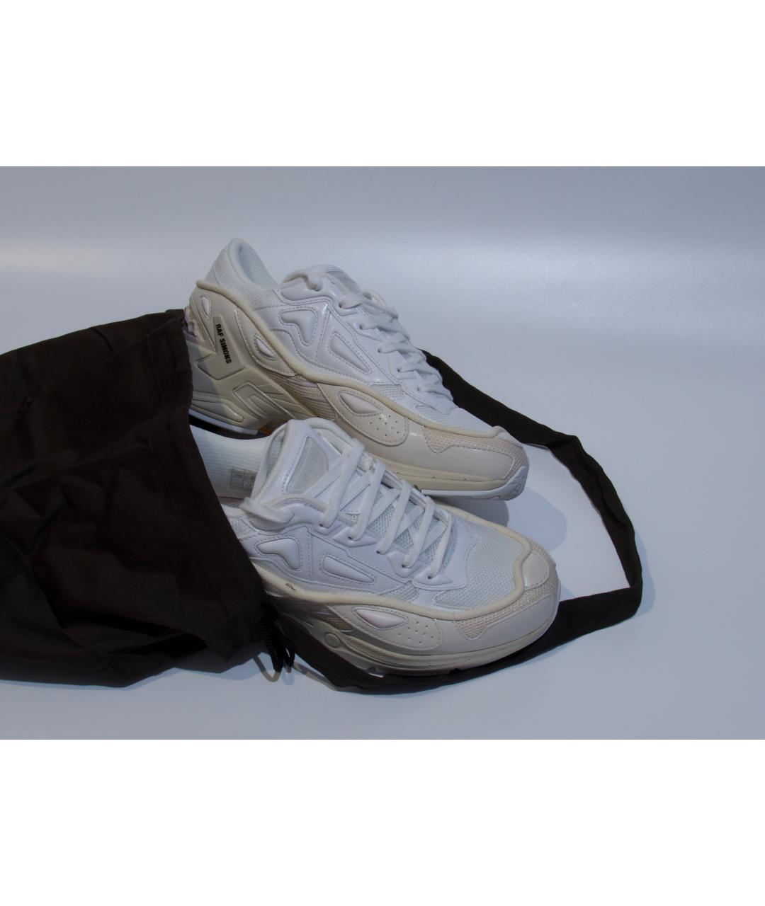 RAF SIMONS Бежевые текстильные низкие кроссовки / кеды, фото 4