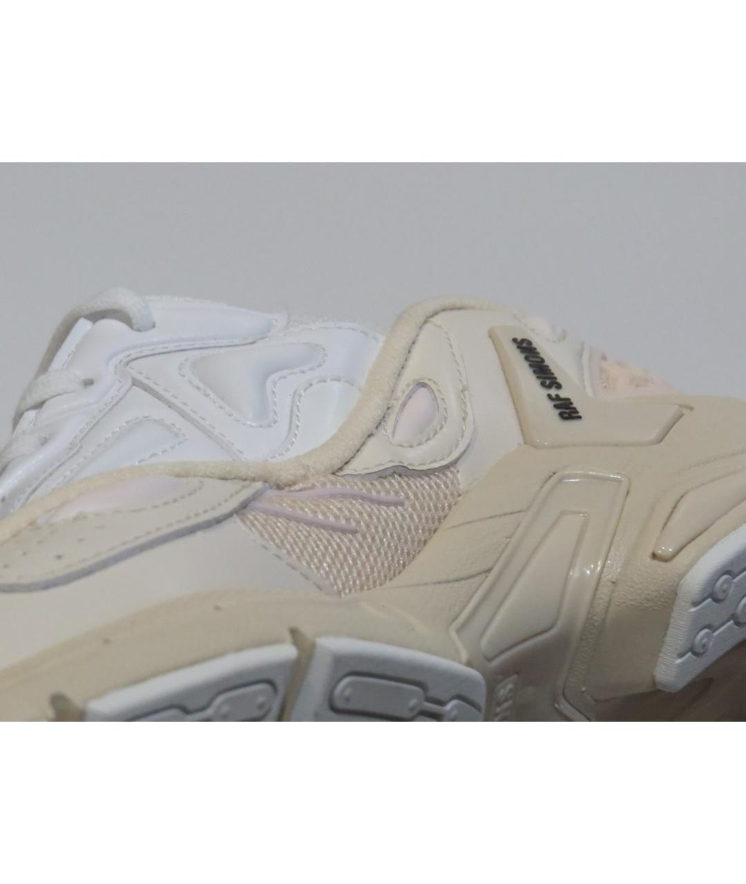 RAF SIMONS Бежевые текстильные низкие кроссовки / кеды, фото 8