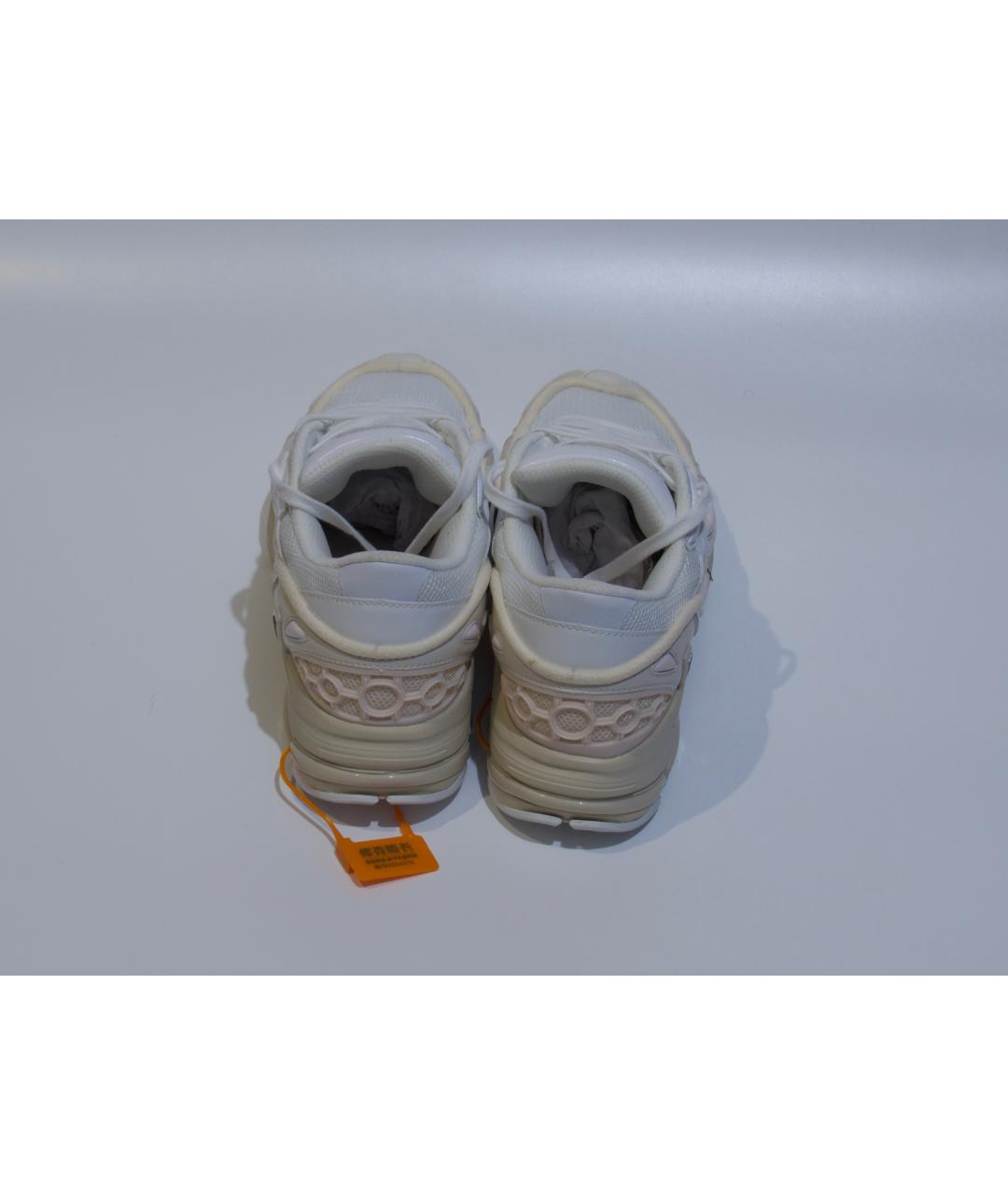 RAF SIMONS Бежевые текстильные низкие кроссовки / кеды, фото 3