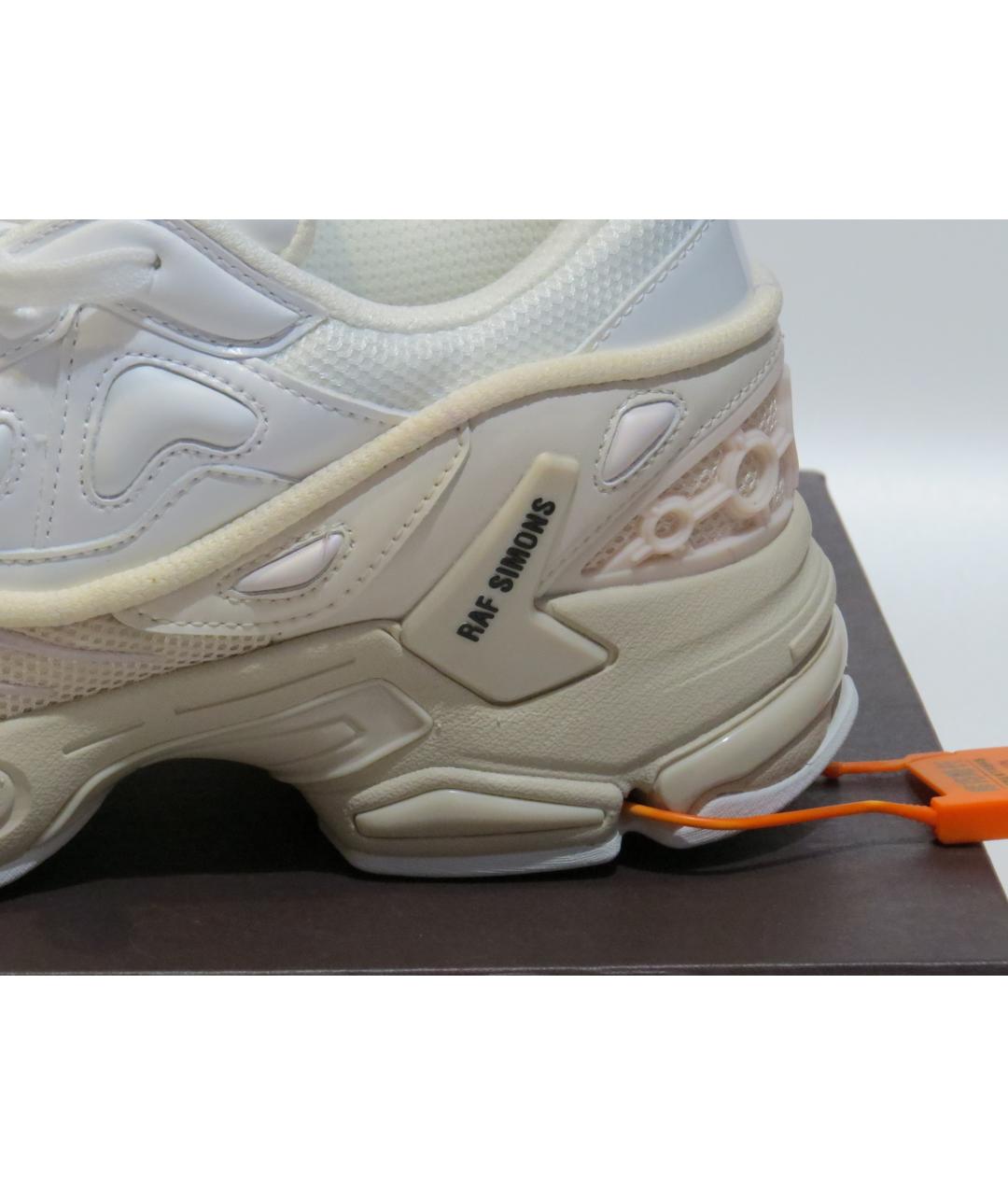 RAF SIMONS Бежевые текстильные низкие кроссовки / кеды, фото 7