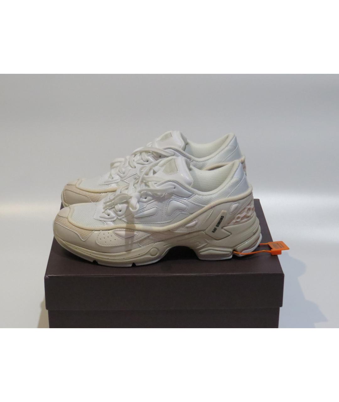 RAF SIMONS Бежевые текстильные низкие кроссовки / кеды, фото 10