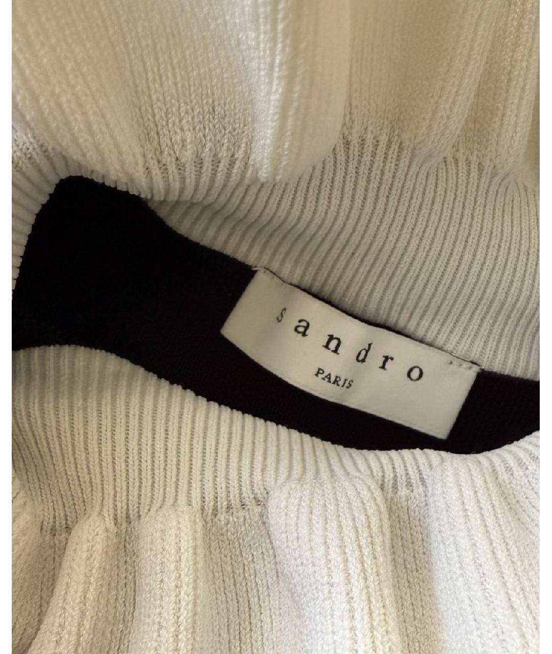 SANDRO Черное повседневное платье, фото 7