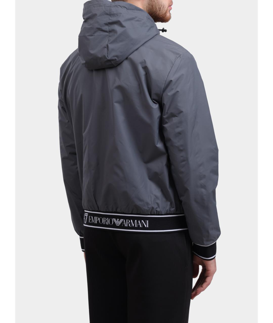 EA7 Серая куртка, фото 3