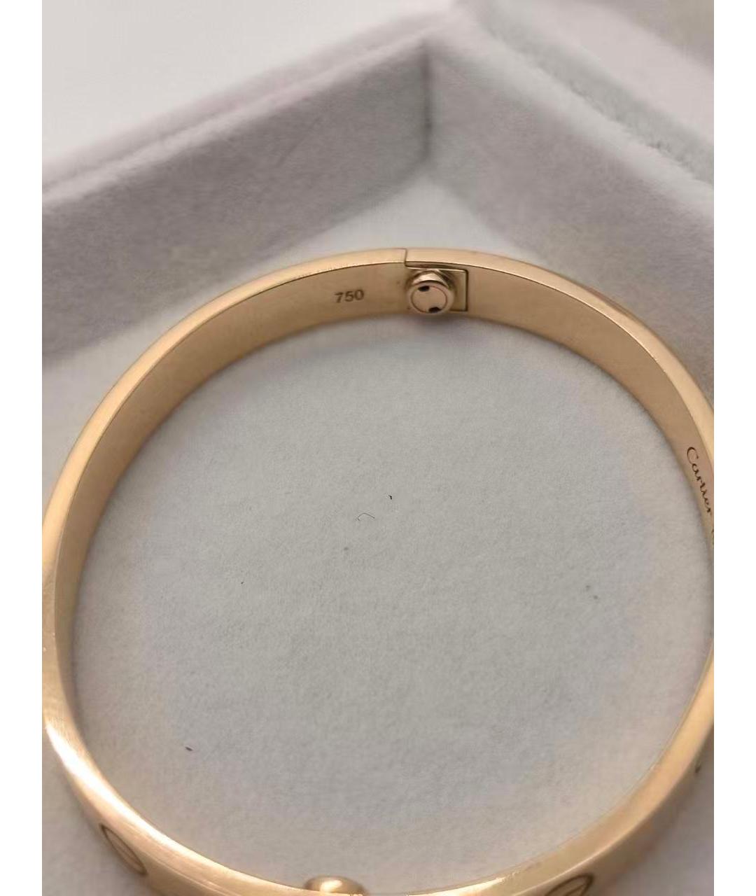 CARTIER Золотой браслет из розового золота, фото 5