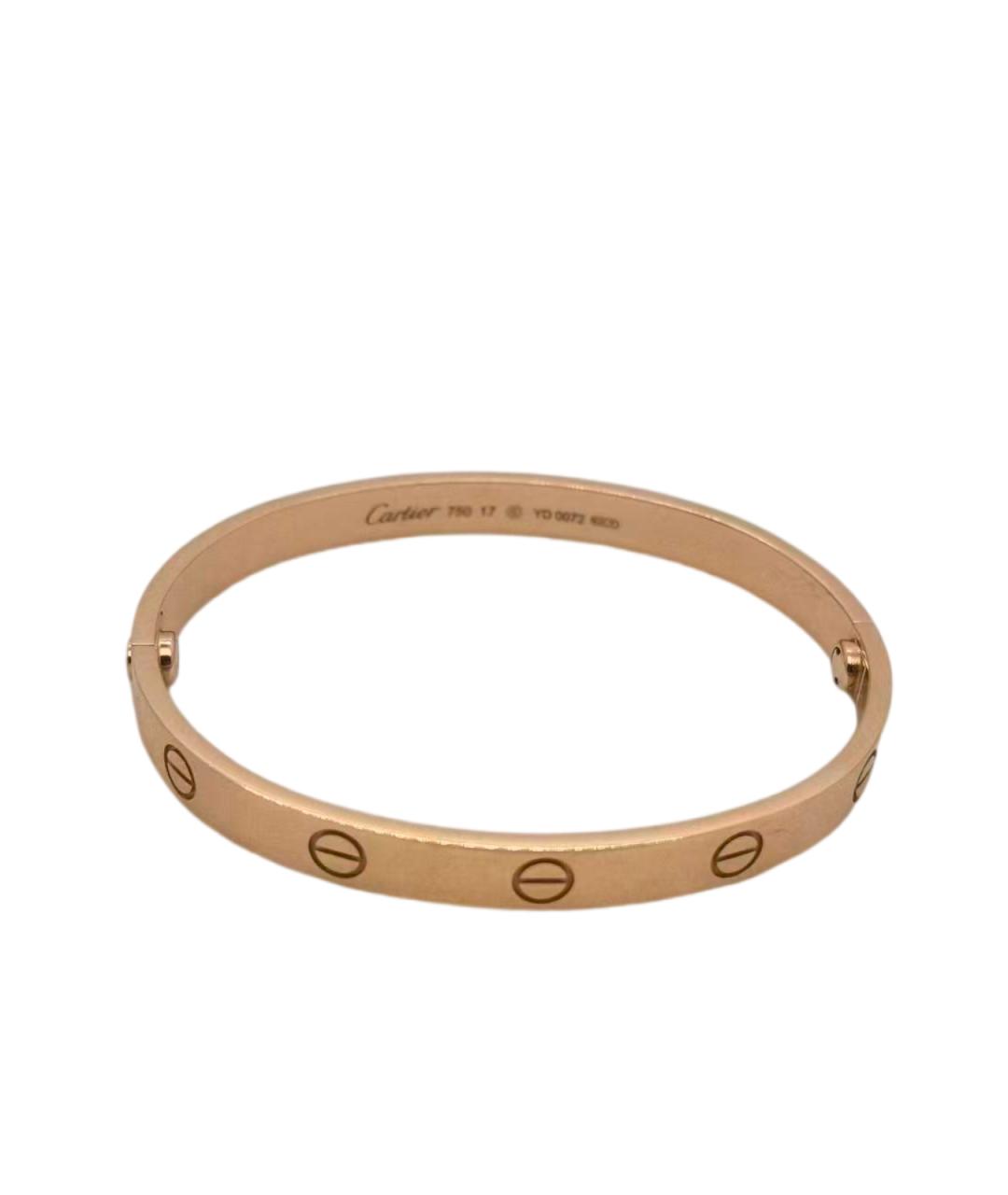 CARTIER Золотой браслет из розового золота, фото 1