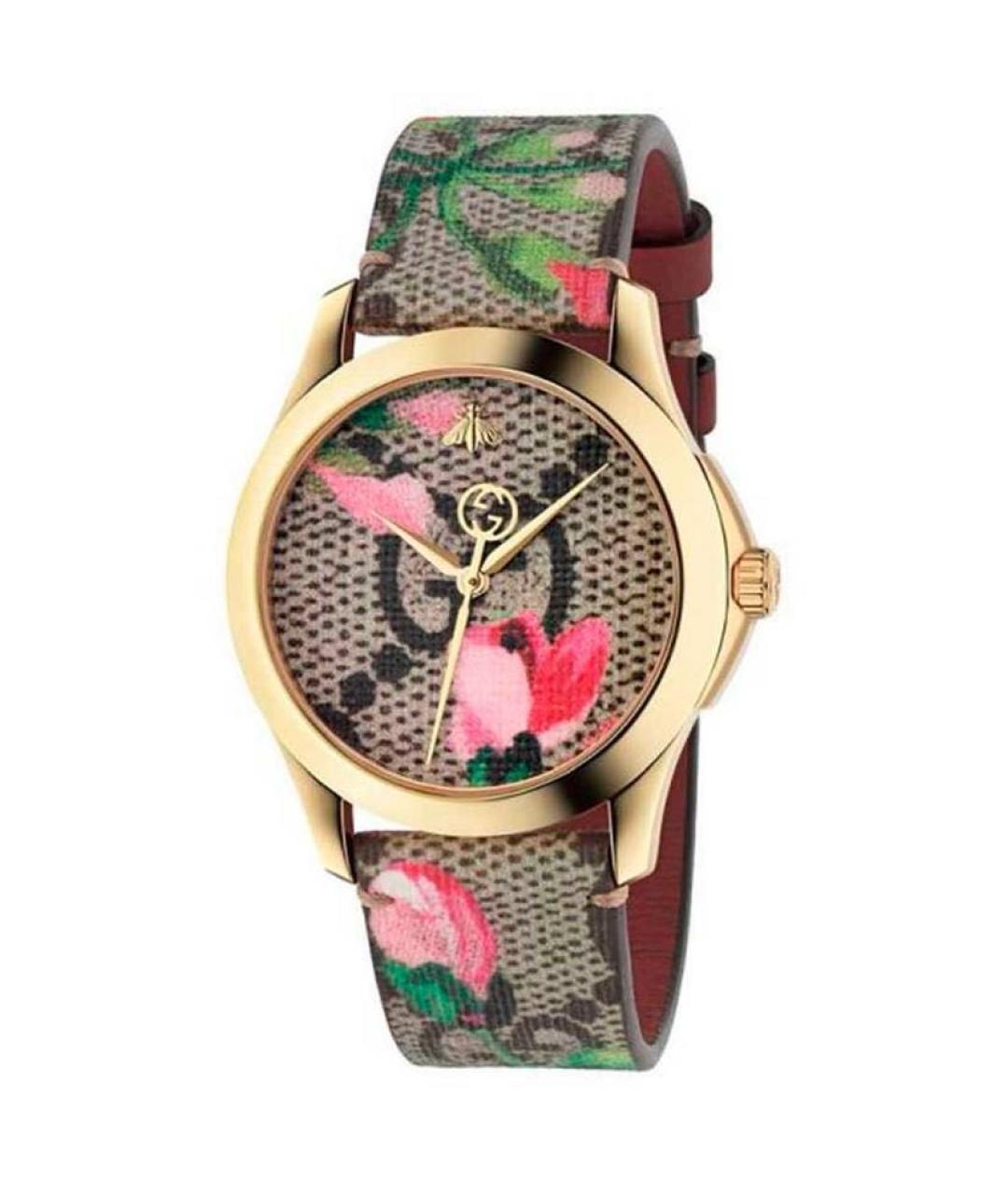 GUCCI Розовые стальные часы, фото 1