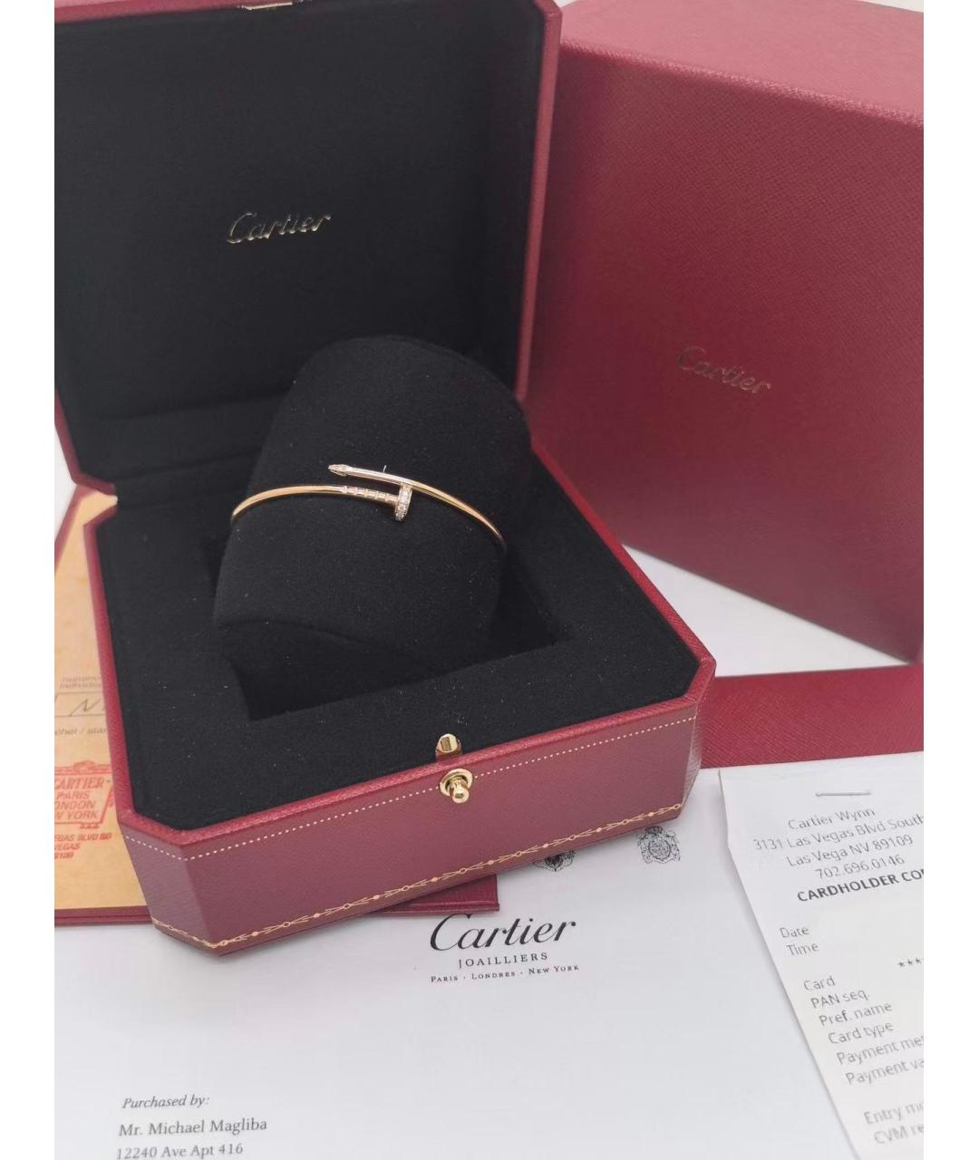 CARTIER Золотой браслет из розового золота, фото 3