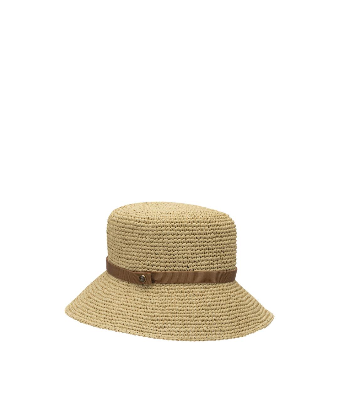 VALENTINO Бежевая соломенная шляпа, фото 3
