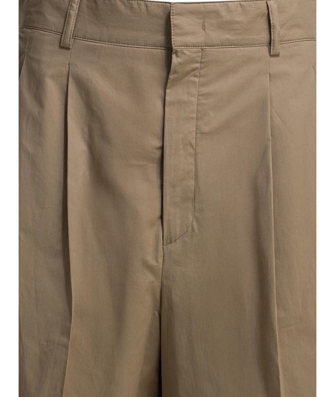 SOEUR Бежевые хлопковые бриджи, фото 3