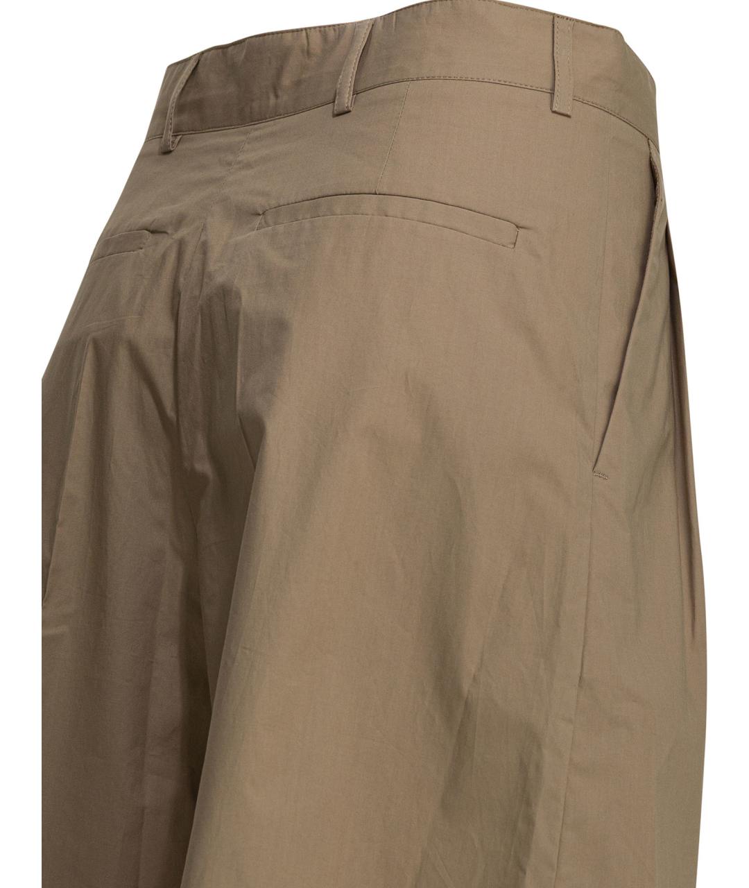 SOEUR Бежевые хлопковые бриджи, фото 4