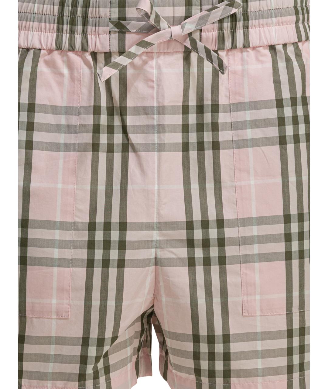 BURBERRY Мульти хлопковые шорты, фото 3