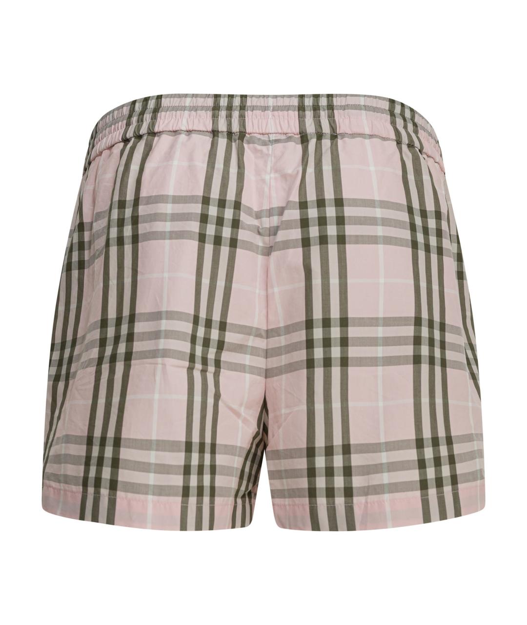 BURBERRY Мульти хлопковые шорты, фото 2