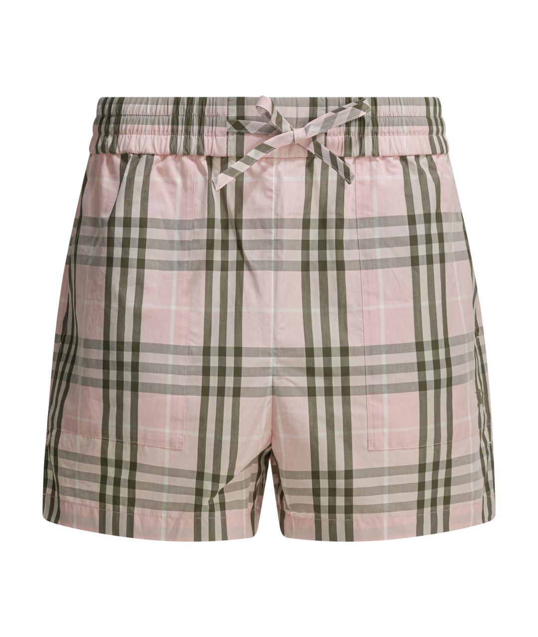 BURBERRY Мульти хлопковые шорты, фото 1