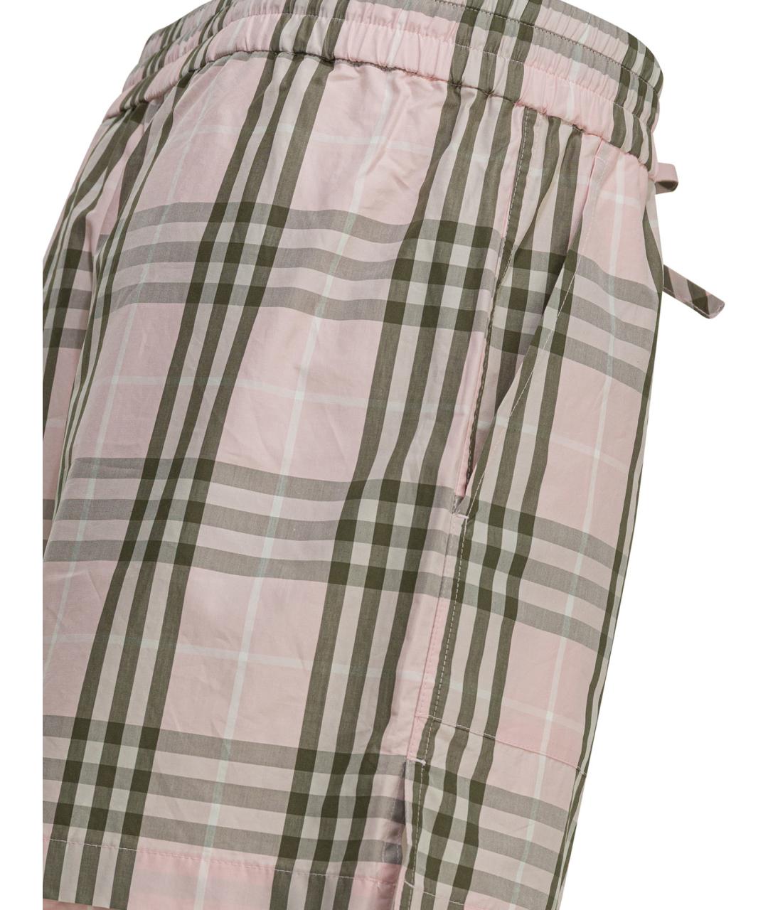 BURBERRY Мульти хлопковые шорты, фото 4