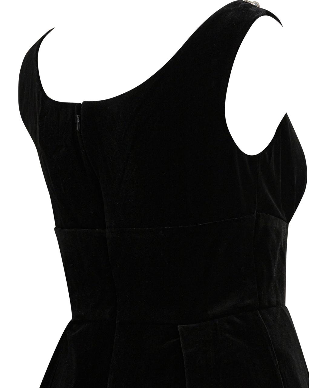 SELF-PORTRAIT Черное полиэстеровое коктейльное платье, фото 4