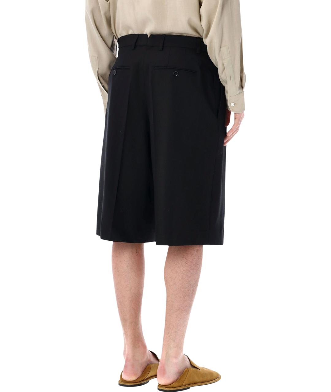 Ami Paris Черные шерстяные шорты, фото 2