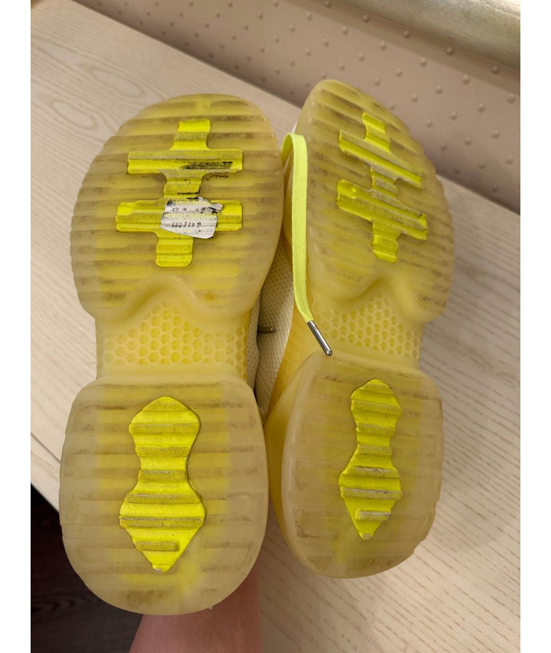 PHILIPP PLEIN Белые текстильные кроссовки, фото 7