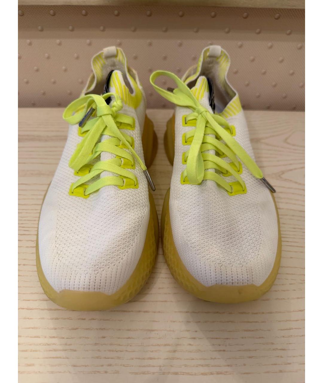 PHILIPP PLEIN Белые текстильные кроссовки, фото 3