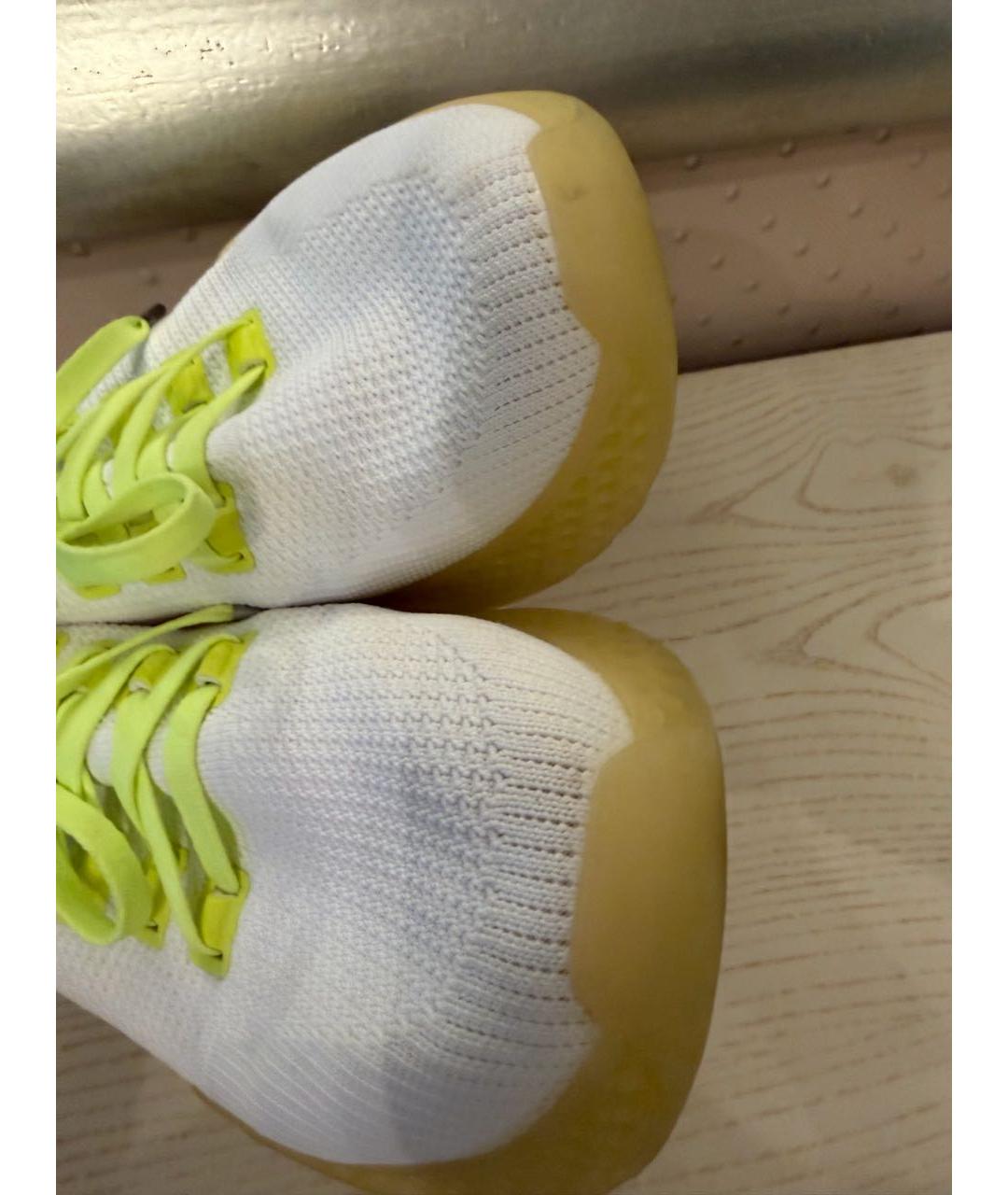 PHILIPP PLEIN Белые текстильные кроссовки, фото 4