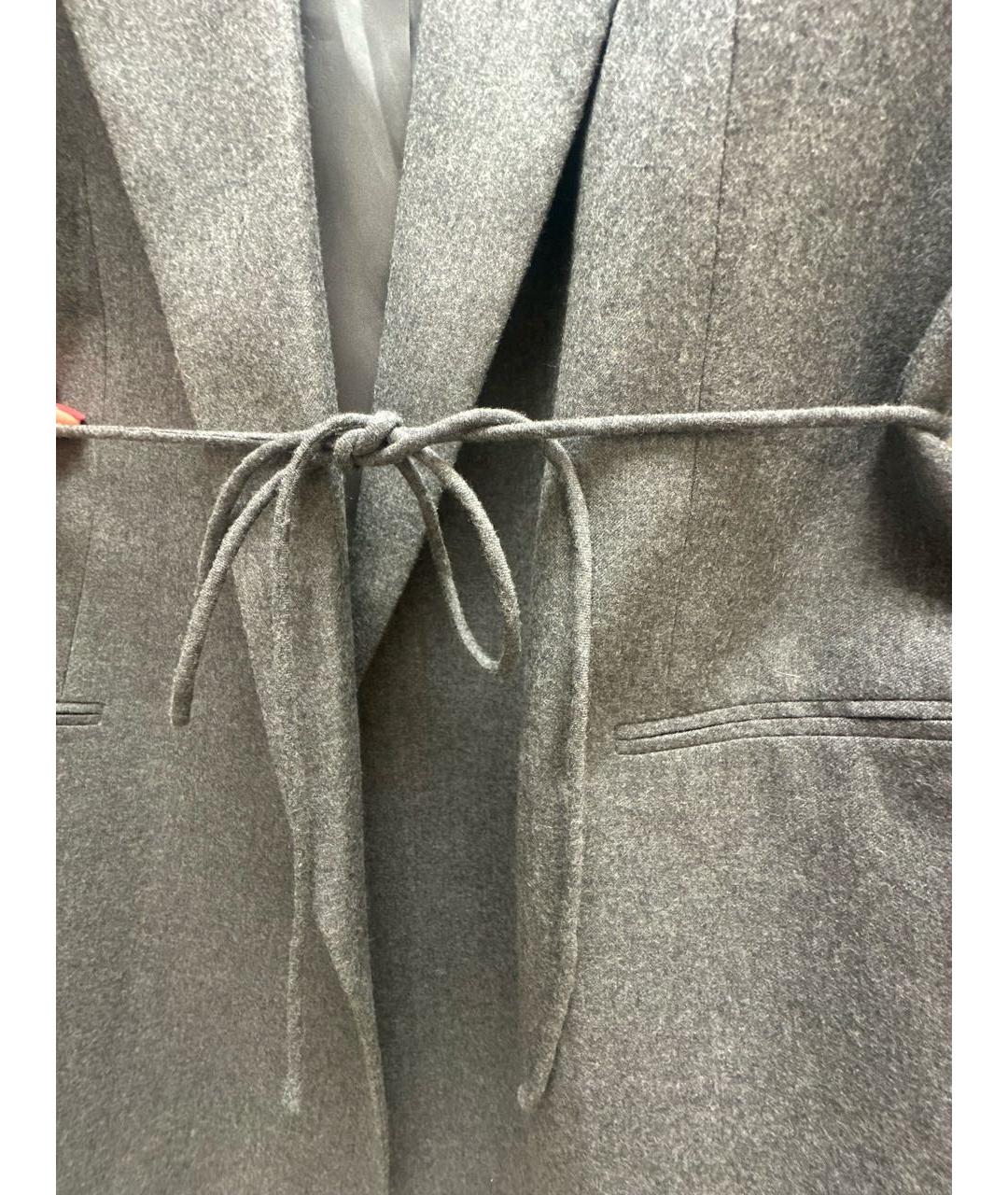 12 STOREEZ Серый шерстяной жакет/пиджак, фото 5