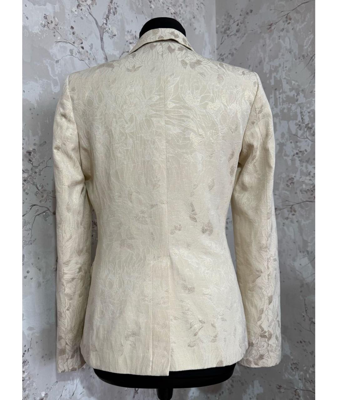 DIESEL Бежевый хлопковый жакет/пиджак, фото 2