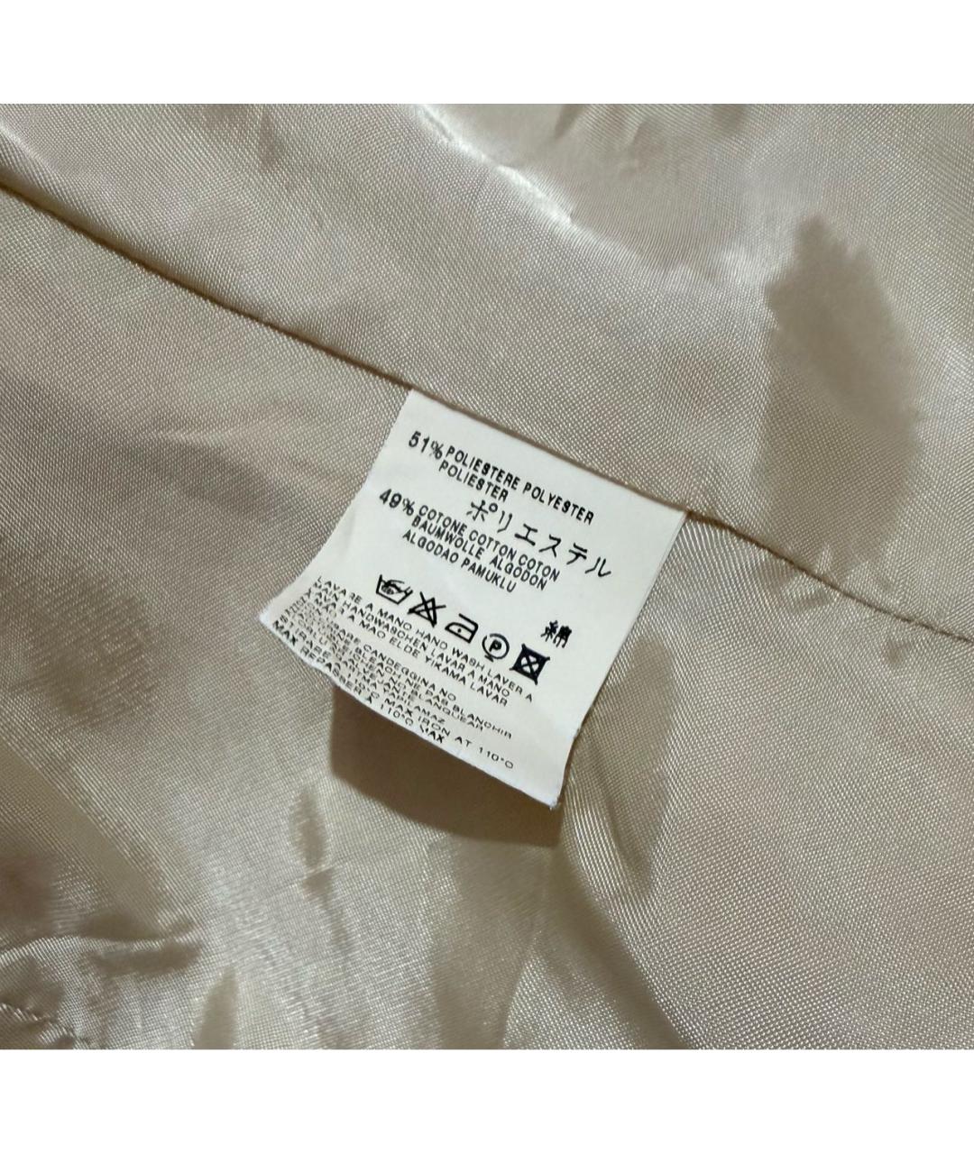 DIESEL Бежевый хлопковый жакет/пиджак, фото 6