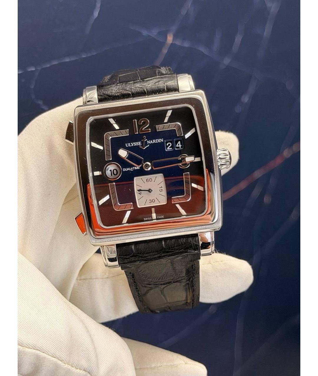 Ulysse Nardin Темно-синие часы, фото 2