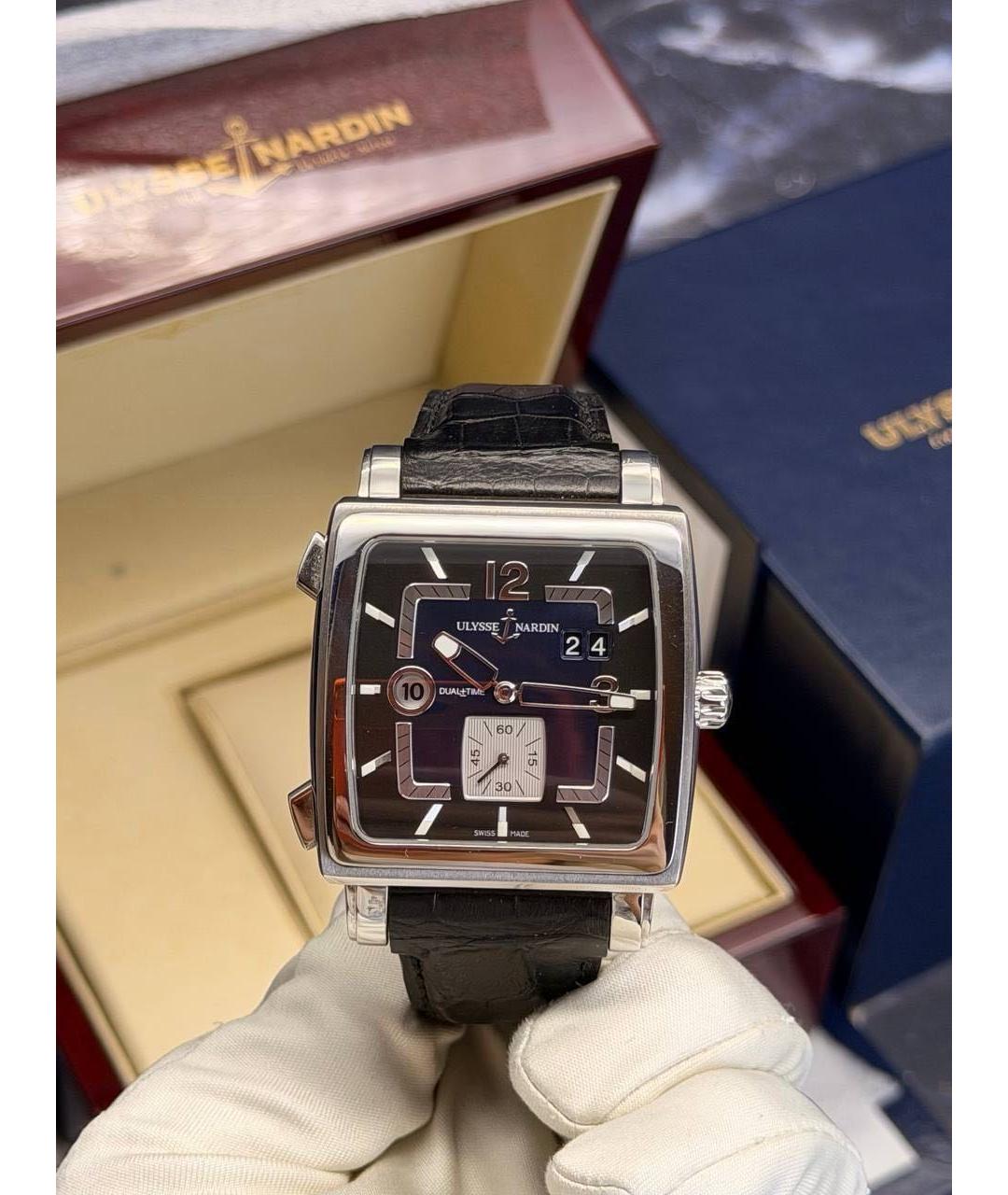 Ulysse Nardin Темно-синие часы, фото 6