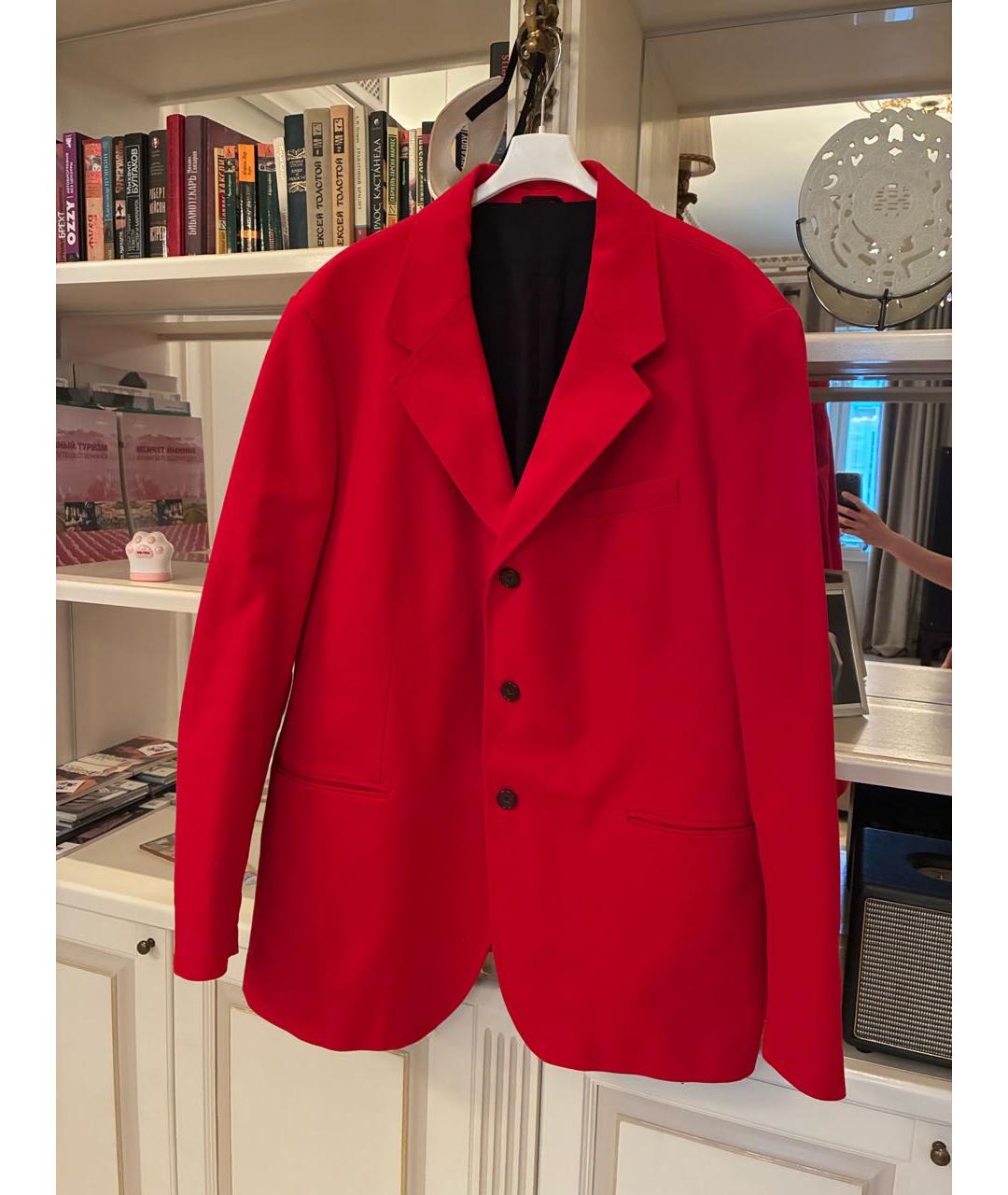 RAF SIMONS Красный пиджак, фото 2