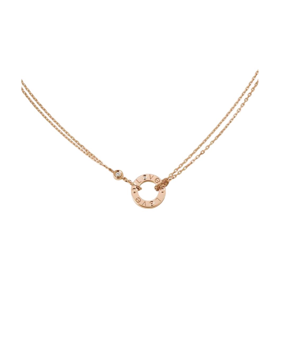 CARTIER Золотое колье из розового золота, фото 1